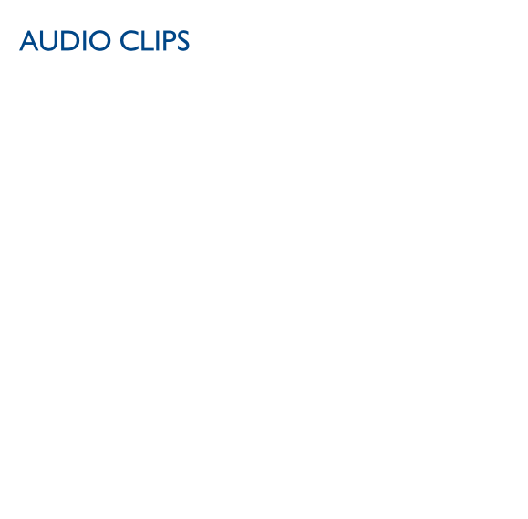 AUDIO CLIPS

